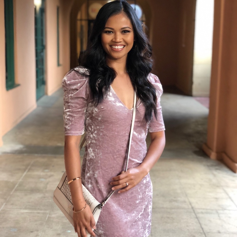Forever 21 velvet dress